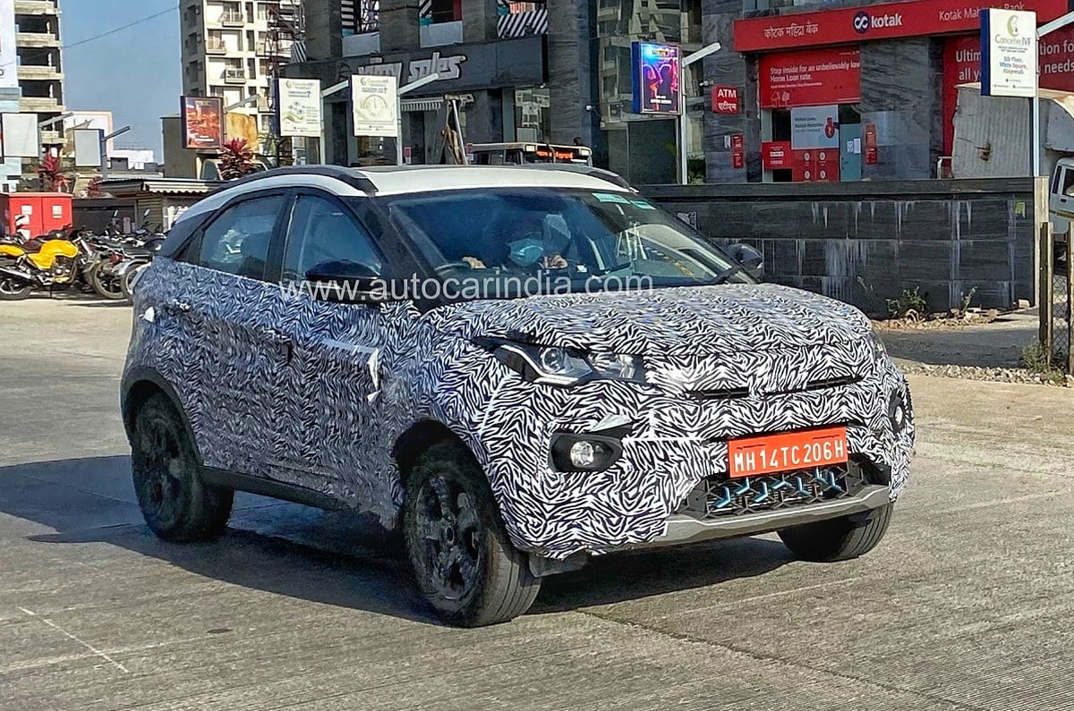 Tata Nexon EV spy shot 